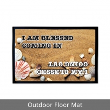 I Am Blessed Outdoor Floor Mats