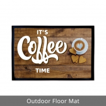 It's Coffee Time Outdoor Floor Mats
