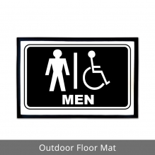 Men Restroom Outdoor Floor Mats