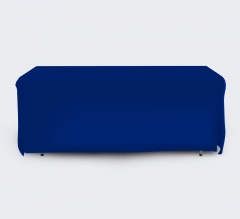 8' Open Corner Table Covers - Blue