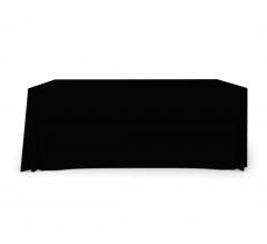 6' Pleated Table Covers - Black