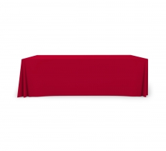 8' Pleated Table Covers - Red