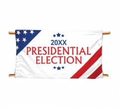 Political Polyester Fabric Banners
