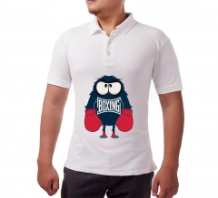 Men's Cotton Polo Shirt - Printed