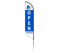 Pre-Printed Open House Feather Flag