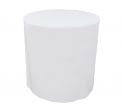 31.5'' Round Fitted Table Covers - White