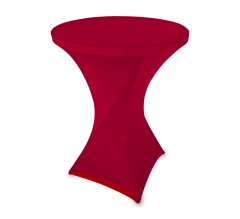 31.5'' Round Stretch Table Covers - Red