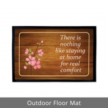 Staying At Home Outdoor Floor Mats