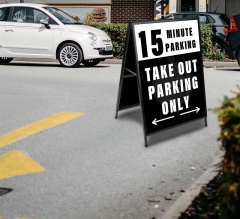 Take Out Parking Only Metal Frames