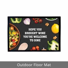 Welcome To Dine Outdoor Floor Mats