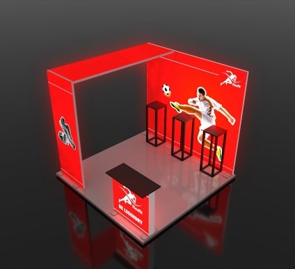 10 Ft Backlit Trade Show Display - Design 2