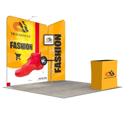 10 Ft Trade Show Booth - Design 1