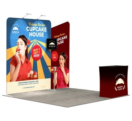 10 Ft Trade Show Booth - Design 4