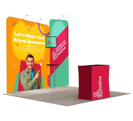 10 Ft Trade Show Booth - Design 6