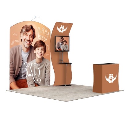 10 Ft Trade Show Booth - Design 8