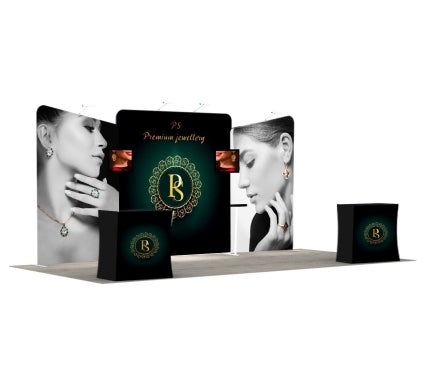 20 Ft Trade Show Booth - Design 2