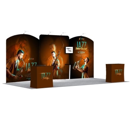 20 Ft Trade Show Booth - Design 4