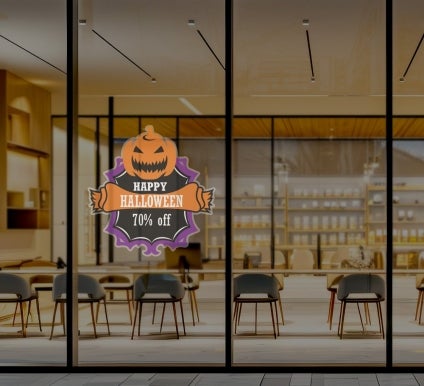 Halloween Clear Vinyl Decals