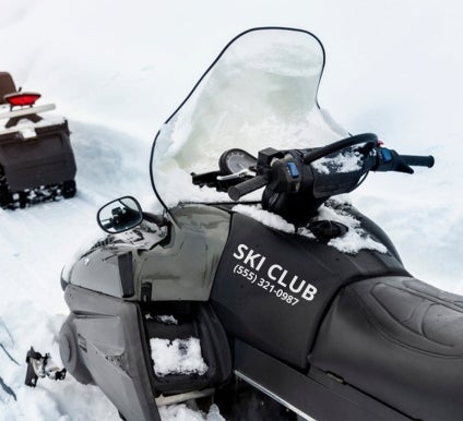 Snowmobile Lettering