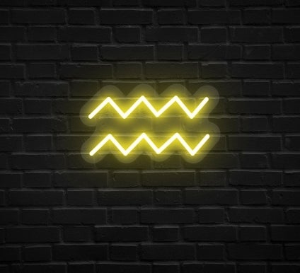 Aquarius Neon Sign