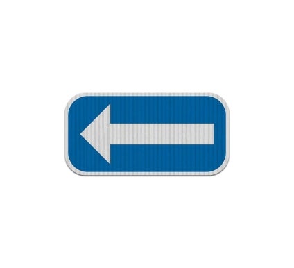 Parking Arrow Aluminum Sign (HIP Reflective)