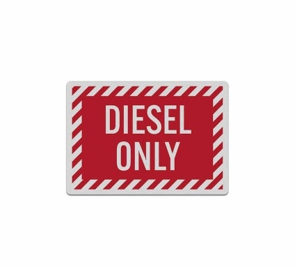 Diesel Only Decal (Reflective)