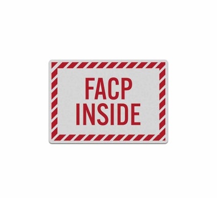 FACP Inside Decal (Reflective)