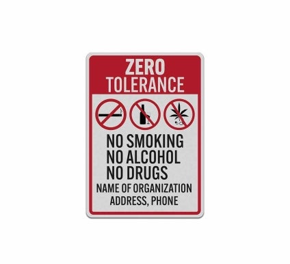 Custom Zero Tolerance Decal (Reflective)