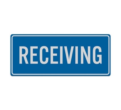 Receiving Workplace Decal (Reflective)