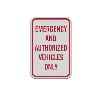 Hospital Parking Aluminum Sign (Reflective)