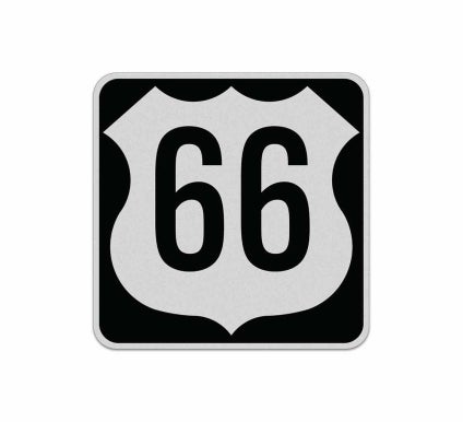 Custom Add Your Own Route Number Aluminum Sign (Reflective)