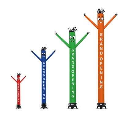 Grand Opening Inflatable Tube Man - Graphic
