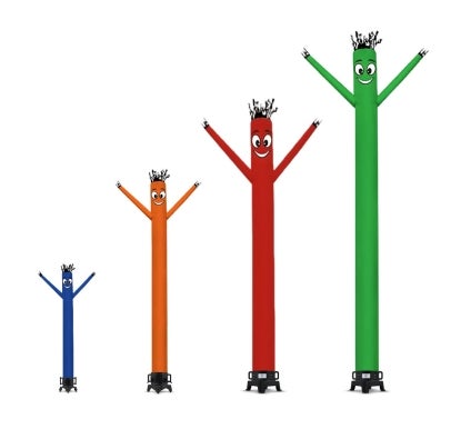 Inflatable Tube Man - Solid Colors - Graphic
