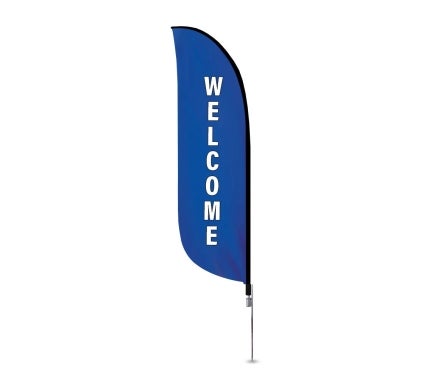 Pre-Printed Welcome Feather Flag