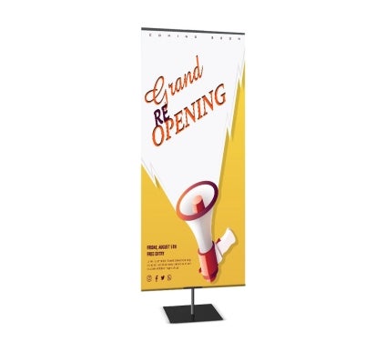Classic Large Tabletop Banner Stands