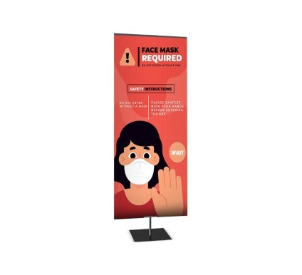 Classic Medium Tabletop Banner Stands