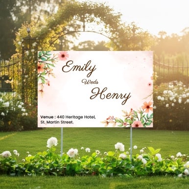 Custom Wedding Signs