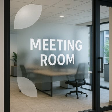 Cut-Out Frosted Decals