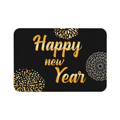Happy New Year Floor Mats