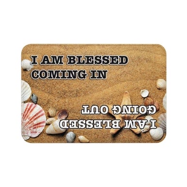 I Am Blessed Floor Mats