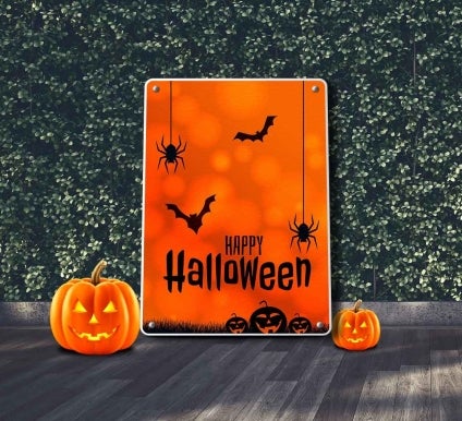 Halloween Reflective Patio Signs