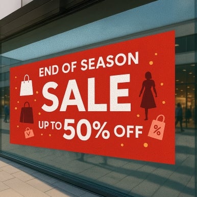 Perforated Window / One Way Vision Signs