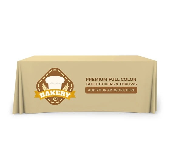 Premium Full Color Table Covers & Throws