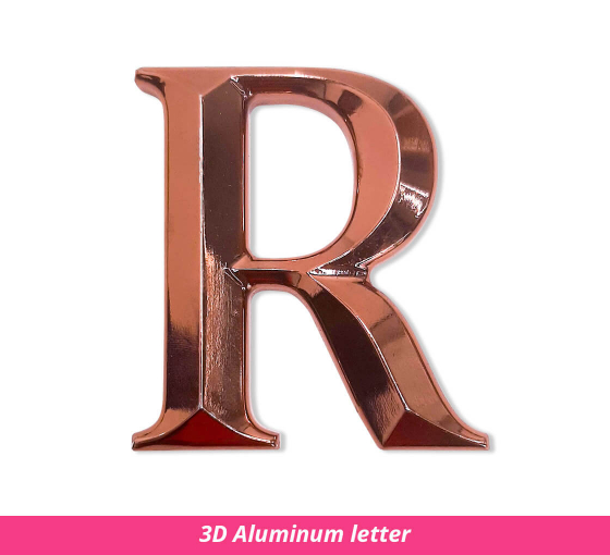 Aluminum Letters and Numbers