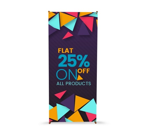 Custom Bamboo X Banner Stands And Displays Low Price Bestofsigns