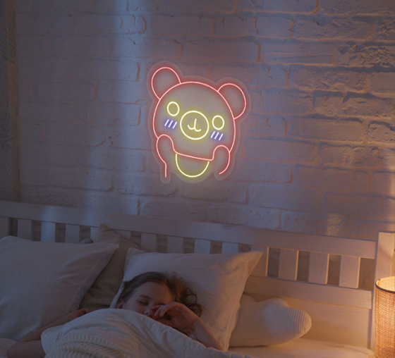 Cute Bear Neon Sign