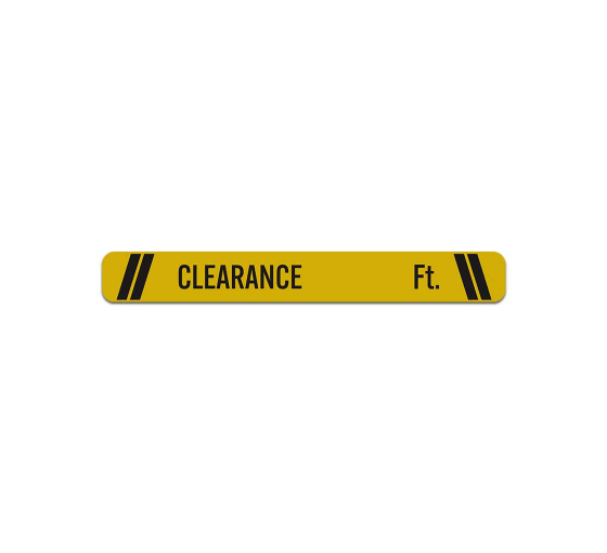 Write-On Custom Clearance Aluminum Sign (Reflective)
