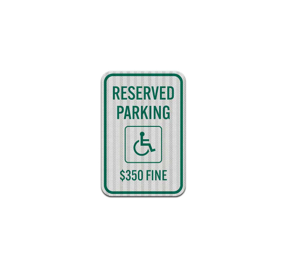 Parking Fine Aluminum Sign (HIP Reflective)