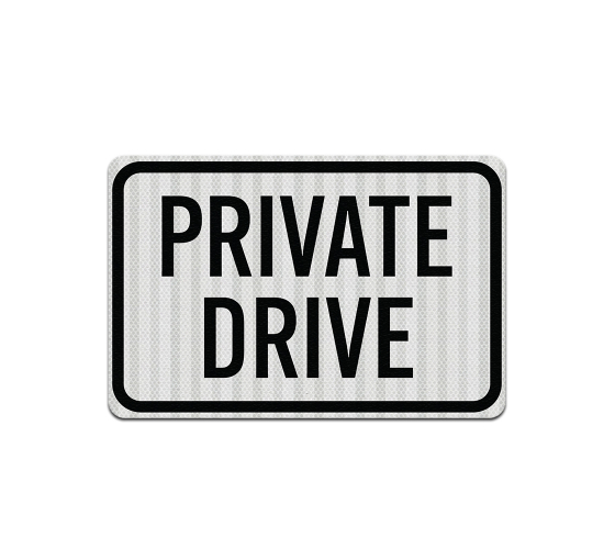 Private Drive Decal (EGR Reflective)