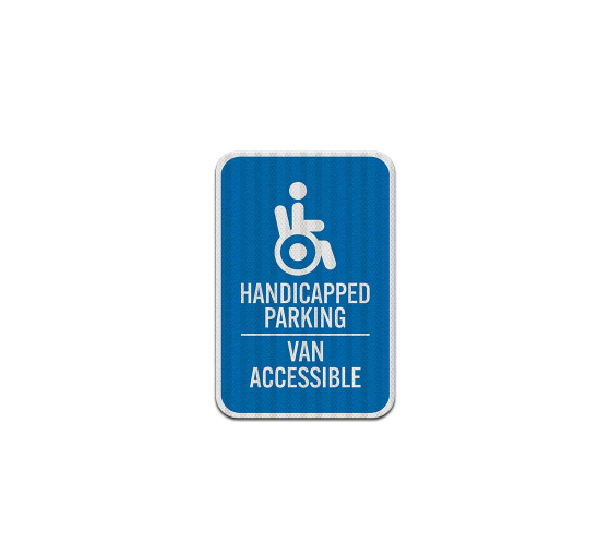 Van Accessible Aluminum Sign (EGR Reflective)